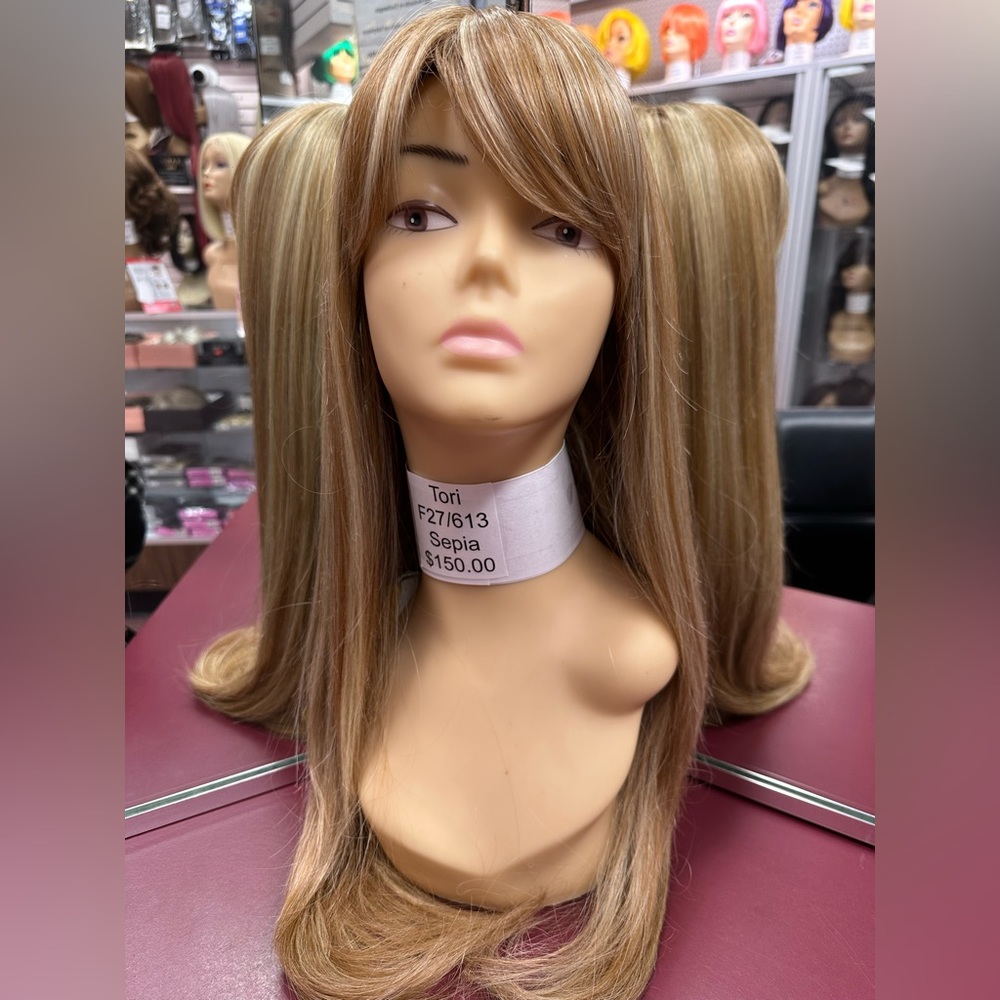 Tori Sepia Wig